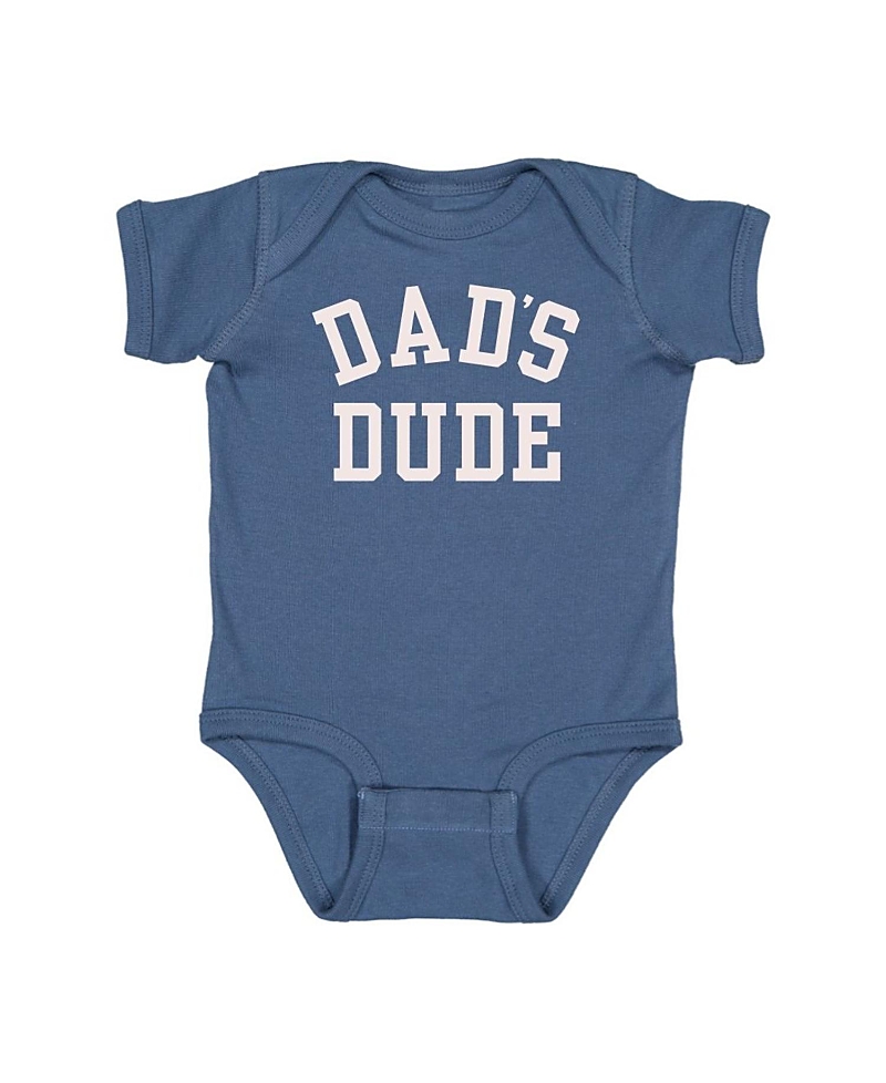 Sweet Wink Boys' Dad's Dude Short Sleeve Bodysuit - Baby