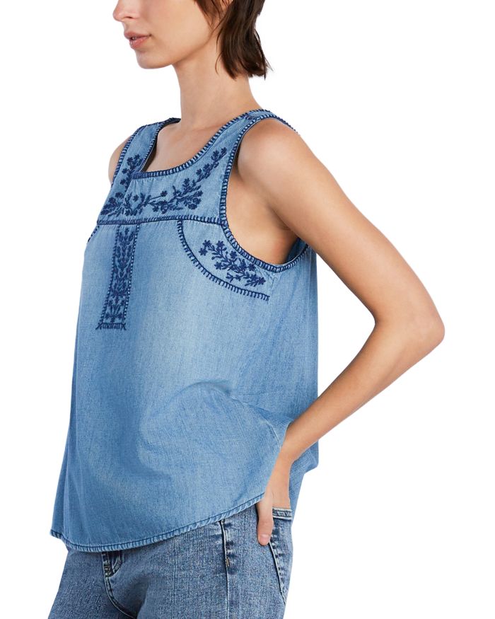 Floral Embroidery Tank Top
