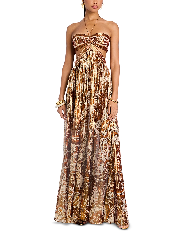 Shop Retroféte Kimmy Cutout Maxi Dress