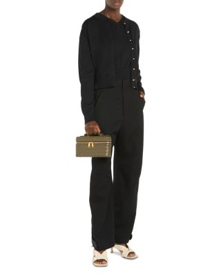 Bang Bang Intrecciato Leather Vanity Case