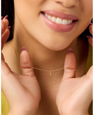 Solid Gold - Birthstone Necklace