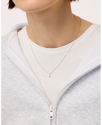 Solid Gold - Birthstone Necklace