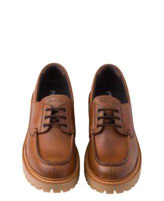 Men's Laced Leather Loafers