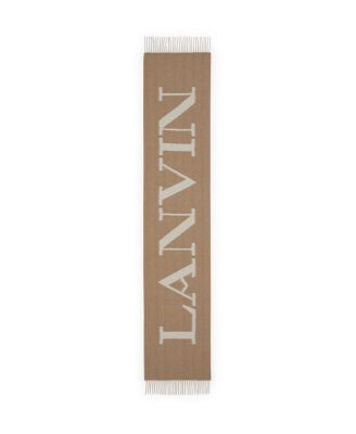 Lanvin Bicolor Wool Scarf