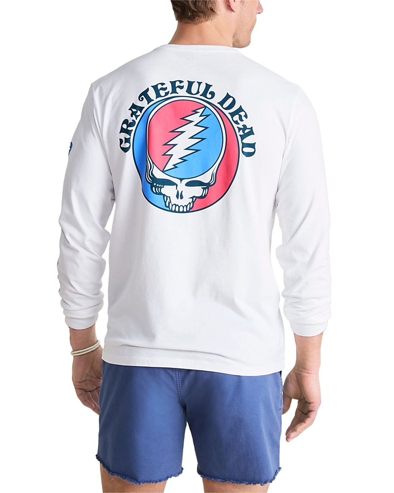 Vineyard Vines X Grateful Dead Stealie Long-sleeve Pocket Tee