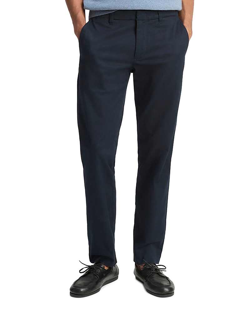 Vince Owen Straight Fit Chino Pants In Blue