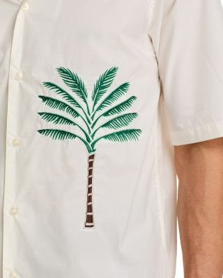 Short Sleeve Palm Tree Camp Shirt