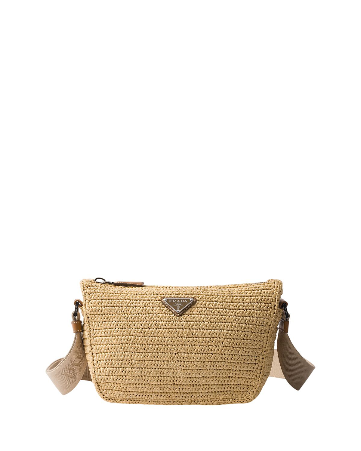 Prada Unisex Crochet Shoulder Bag