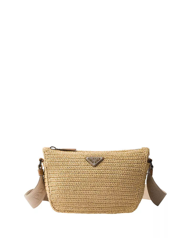 Prada Unisex Crochet Shoulder Bag