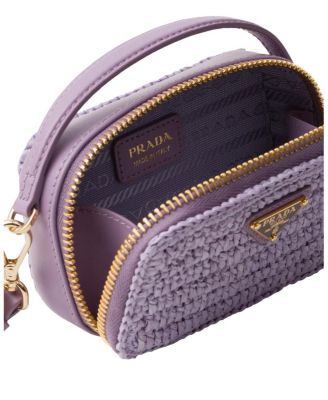 Crochet and Leather Mini-Pouch