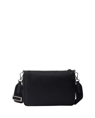 Re-Nylon and Saffiano Leather Shoulder Bag