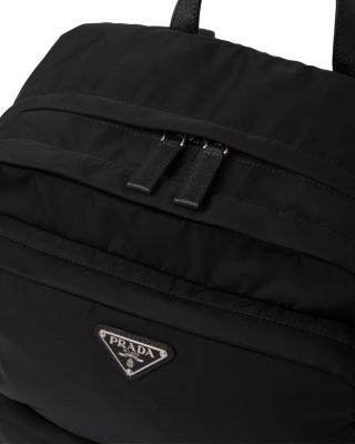 Re-Nylon and Saffiano Leather Backpack