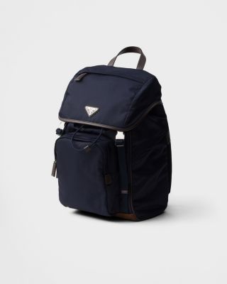 Re-Nylon and Suede Backpack