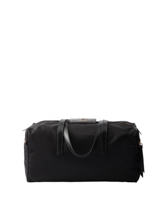 Large Re-Nylon Top-Handle Bag with Padlock