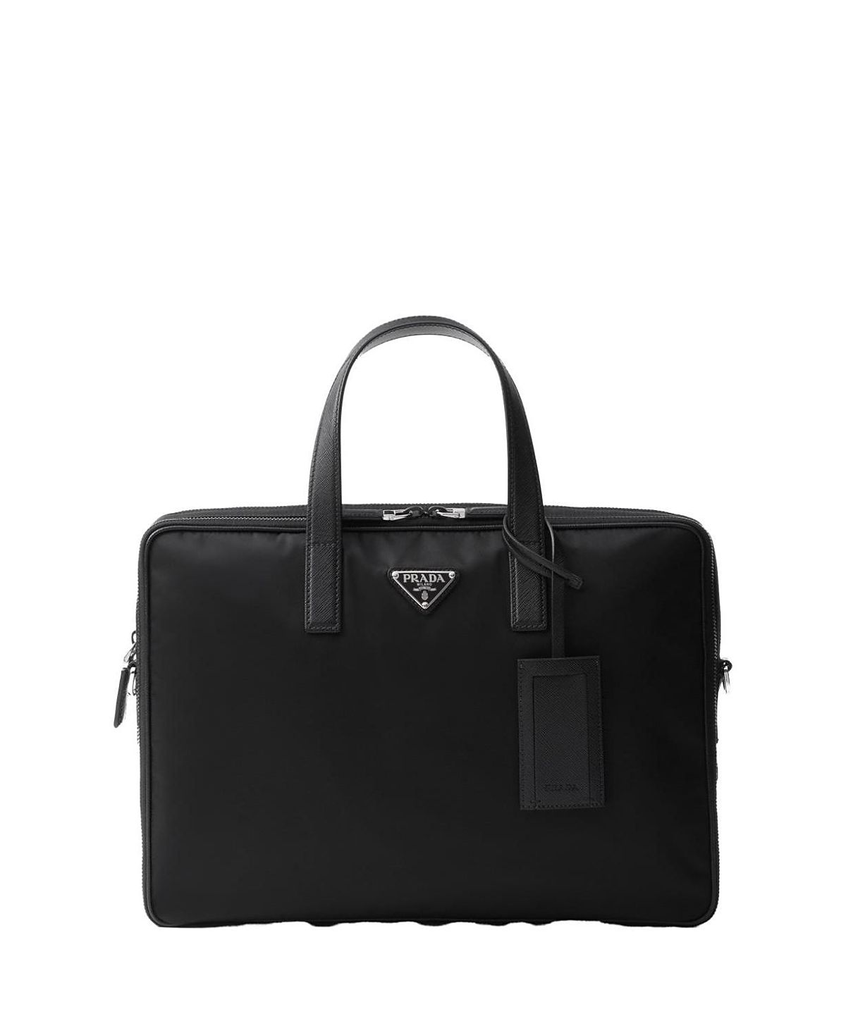 Prada Re-Nylon And Saffiano Leather Briefcase