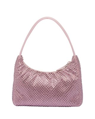 Re-Edition Satin Mini-Bag with Crystals