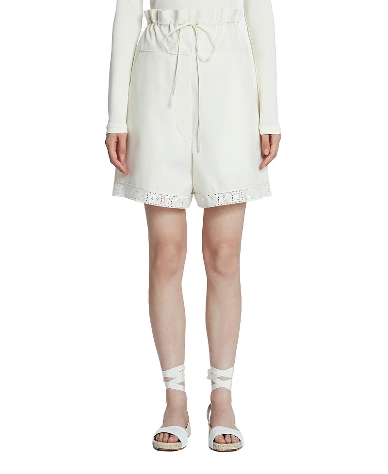 Lanvin Cotton Peplum Shorts