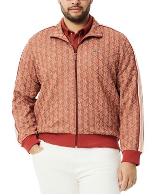 LACOSTE モノグラム ジャケット US L Lacoste Monogram Print Zip Front Track Jacket | Bloomingdale's Men