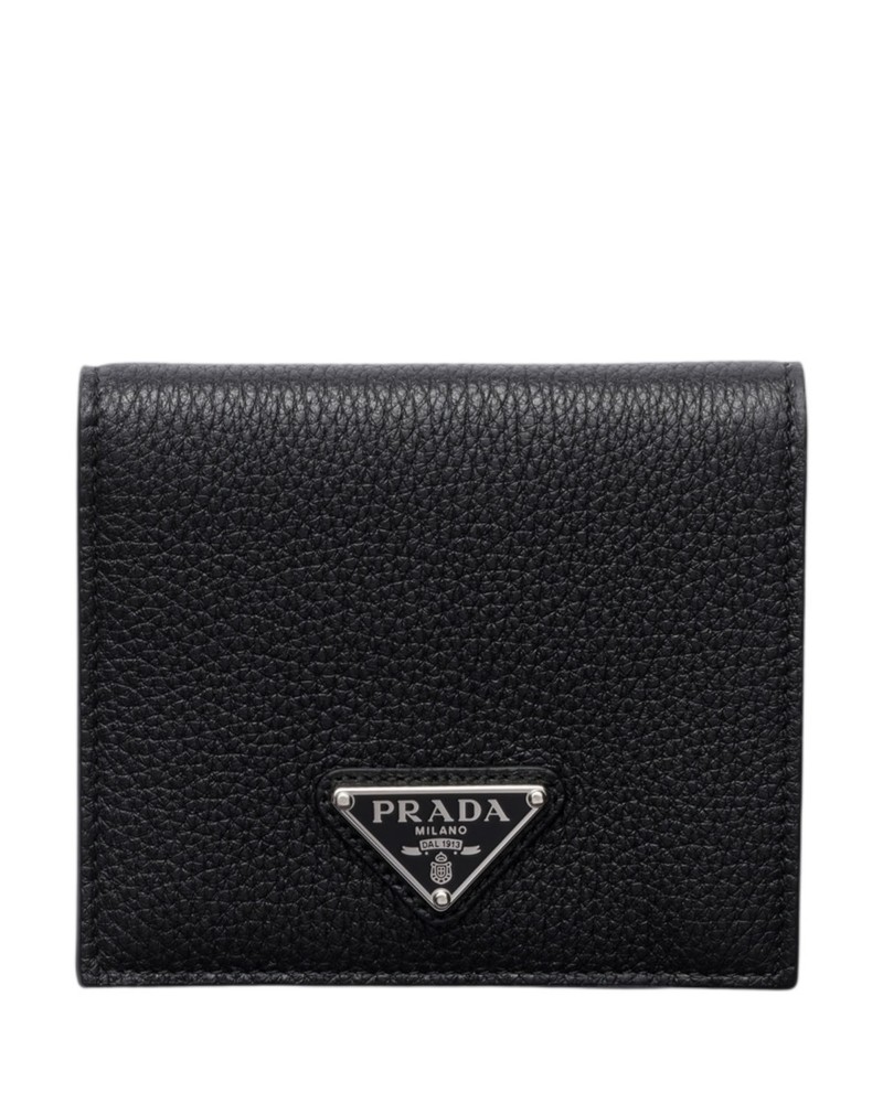 Prada Leather Wallet in Black