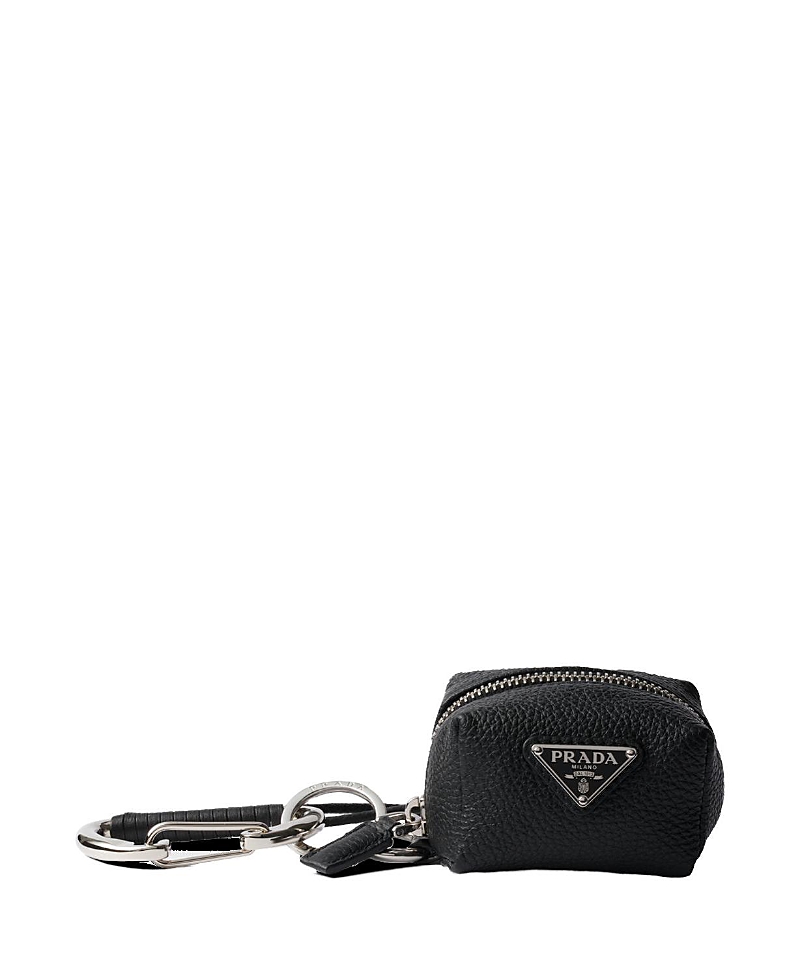 Prada Black Leather Bag Charm