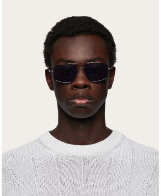 Prisma Geometric Pilot Sunglasses, 58mm