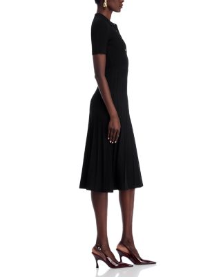 Fit & Flare Polo Midi Dress