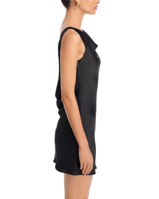 Sleeveless Low Back Drape Mini Dress