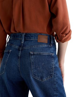 Hattie High Rise Cropped Barrel Jeans in VP Dynasty