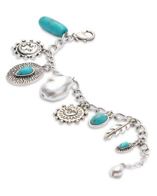 Ava Mixed Stone Celestial Charm Bracelet - Exclusive