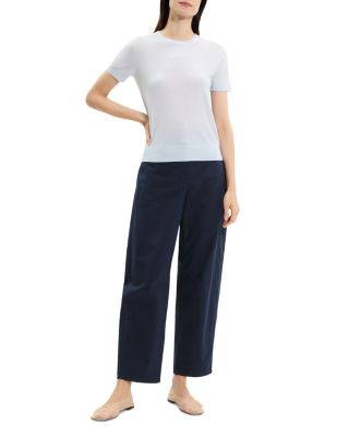 Lightweight Wool Short Sleeve Top