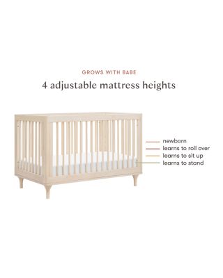 Lolly 3-in-1 Convertible Crib with Toddler Bed Conversion Kit