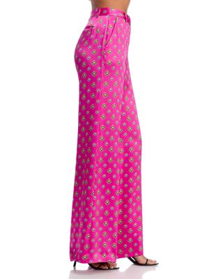 Pilar Silk Wide Leg Pants