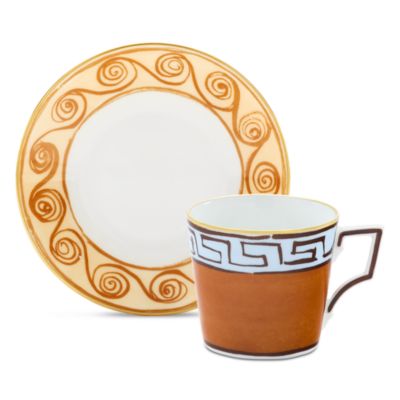 Luna Coffee Cup with Saucer, Set of 4