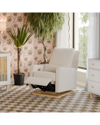 Sigi Electronic Recliner and Glider in Eco Performance Fabric with USB Port