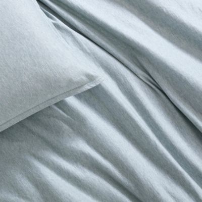 Modern Melang&eacute; Jersey Duvet Cover Set, Twin