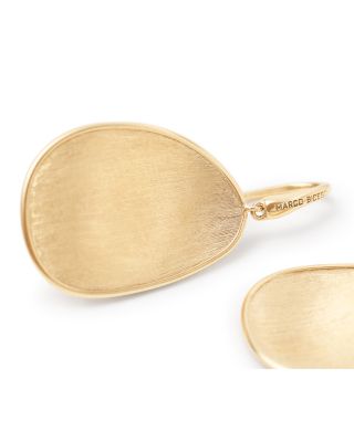 18K Yellow Gold Lunaria Drop Earrings