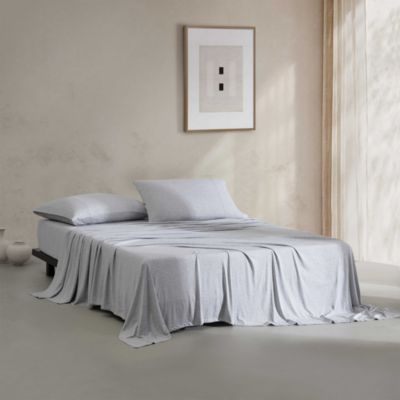 Modern M&eacute;lange Jersey Sheet Set, Twin