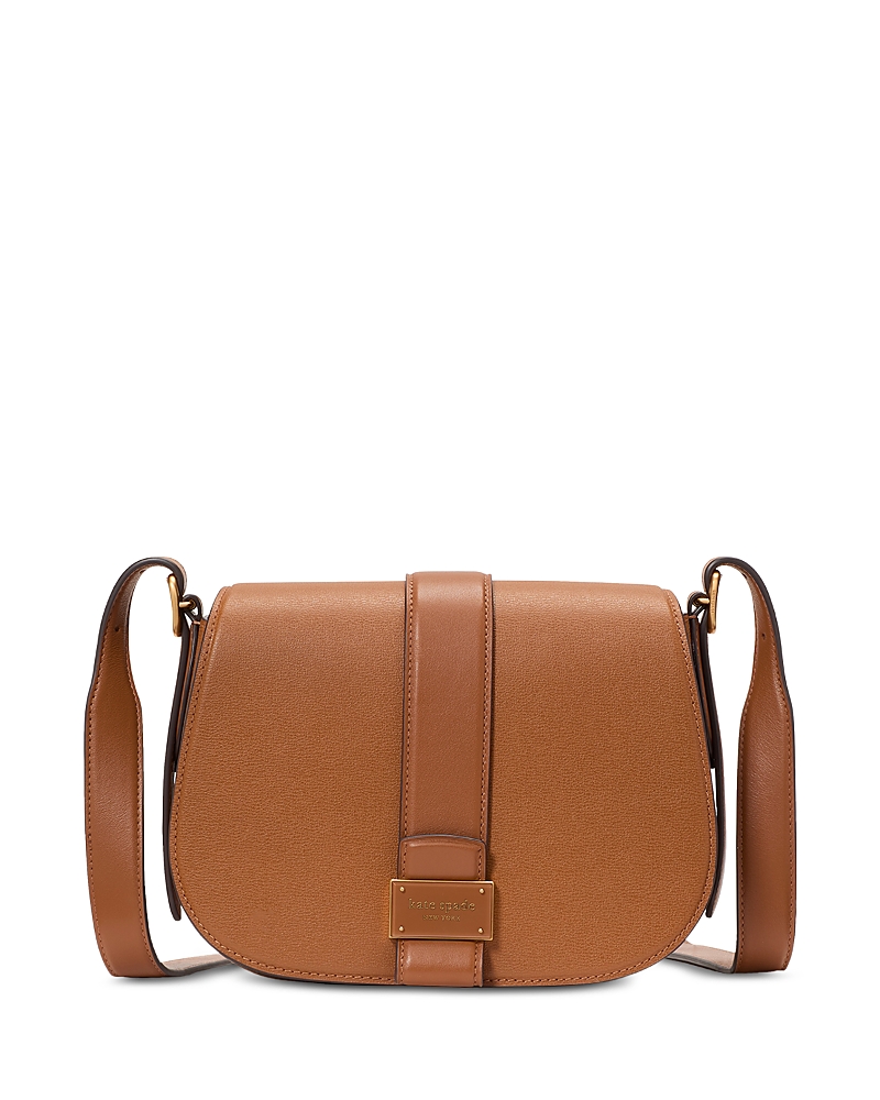 Kate Spade New York Nouveau Textured Leather Medium Saddle Bag