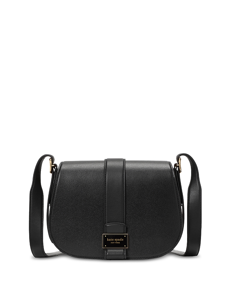 Kate Spade New York Nouveau Textured Leather Medium Saddle Bag