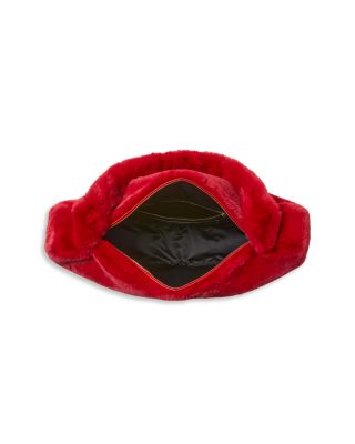 Luver Faux Fur Heart Tote