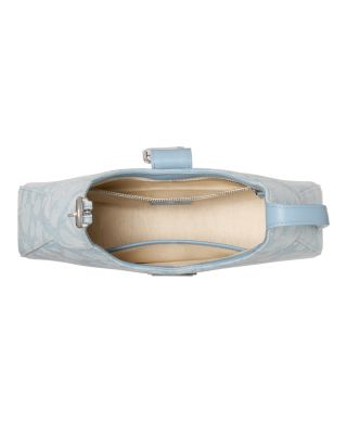 Nouveau Printed Denim Small Shoulder Bag