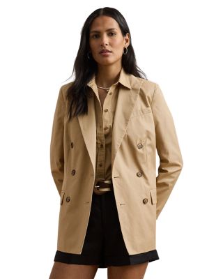 Ralph Lauren - Double Breasted Cotton Twill Blazer