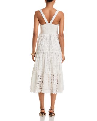 Taormina Eyelet Midi Dress