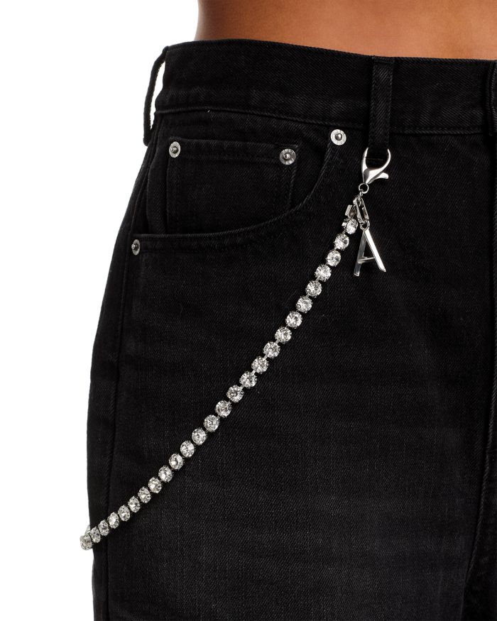 Slit Jeans Black