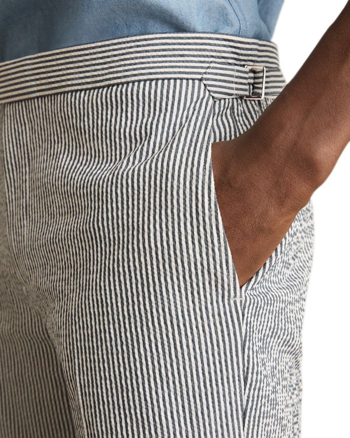 Pinstripe Seersucker 9.1" Shorts