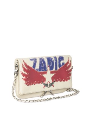 Rock Grained Leather America Flash Crossbody