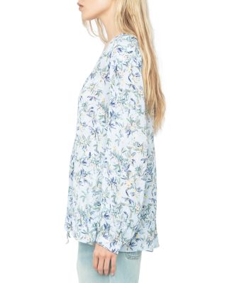 Tamela Silk Floral Blouse