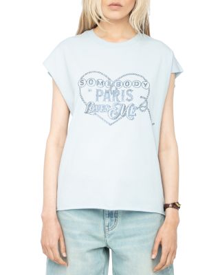 Cloe Strass Somebody Loves Tee