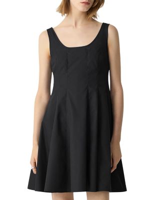 Sleeveless Poplin Mini Dress