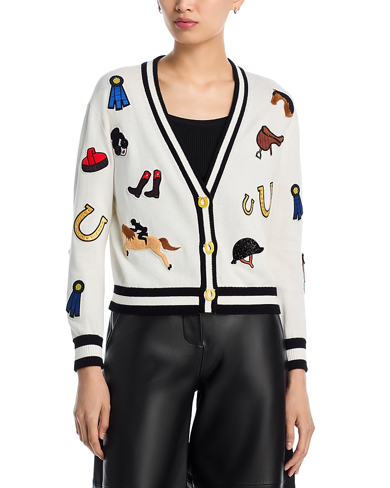 Alice and Olivia Bradley Equestrian Cardigan